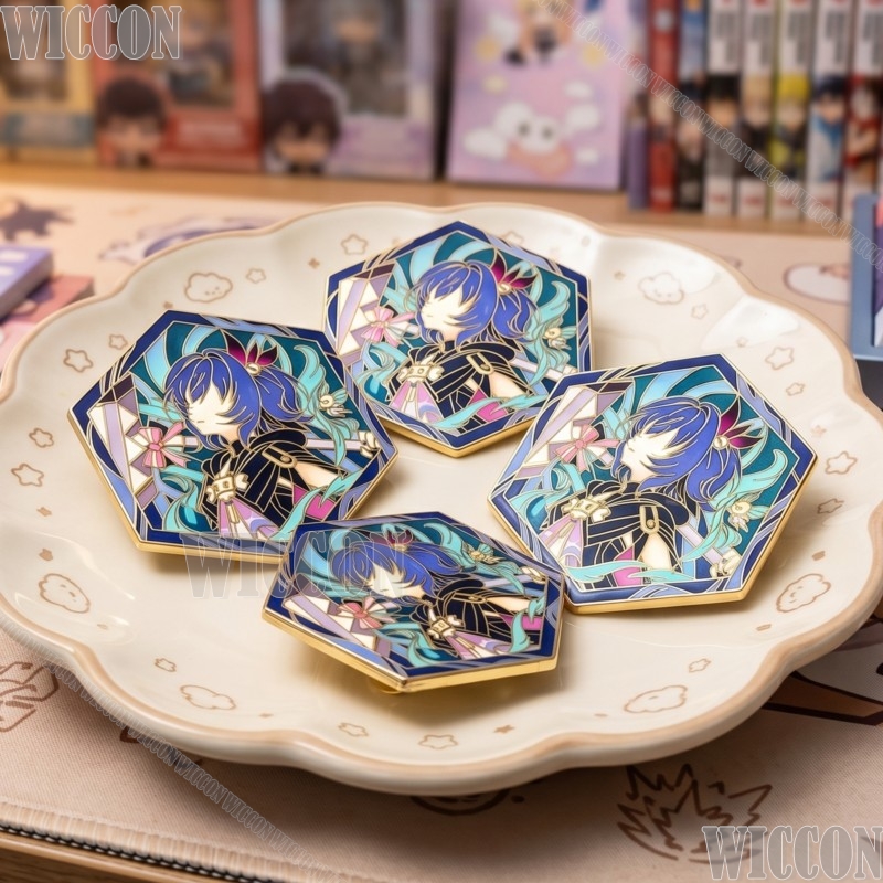 Anime Merchandise Jacket - Pins Originais Doujin Genshin Impact em