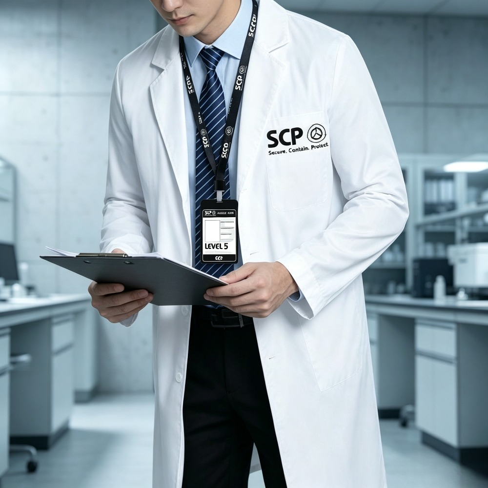 Jaleco Branco SCP para Cosplay - Anime Merchandise Jacket avaliação e preço