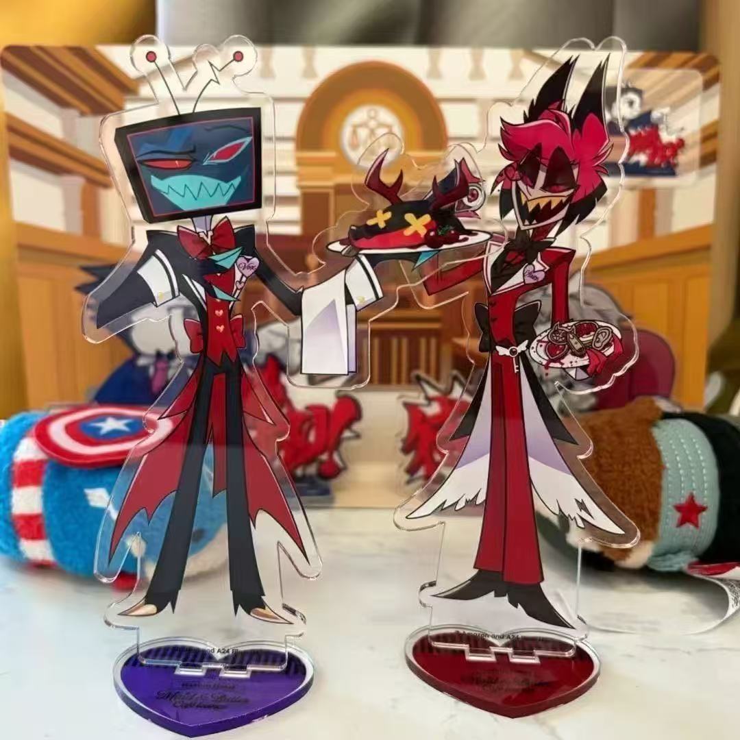 2 pçs hazbin anime periféricos - Anime Game Merchandise avaliação e preço