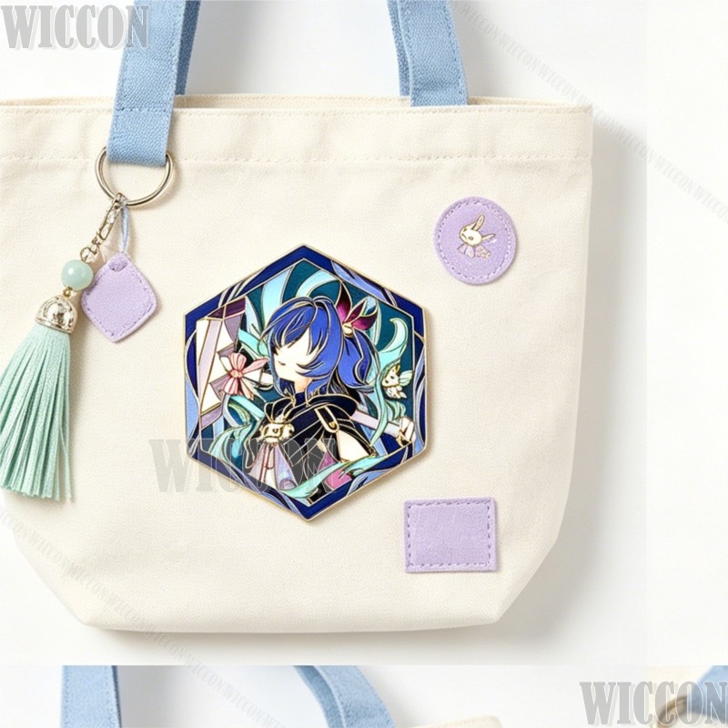 Pins Originais Doujin Genshin  - Anime Merchandise Jacket avaliação e preço