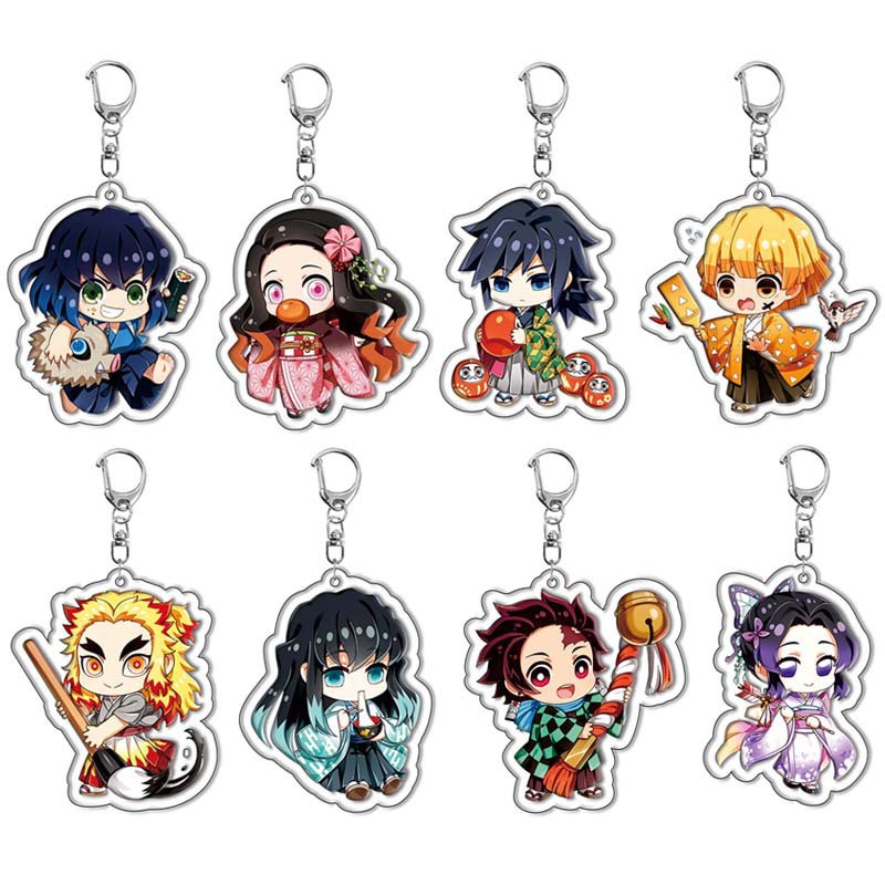 Chaveiro de acrílico demon sla - Anime Merchandise Keychains avaliação e preço