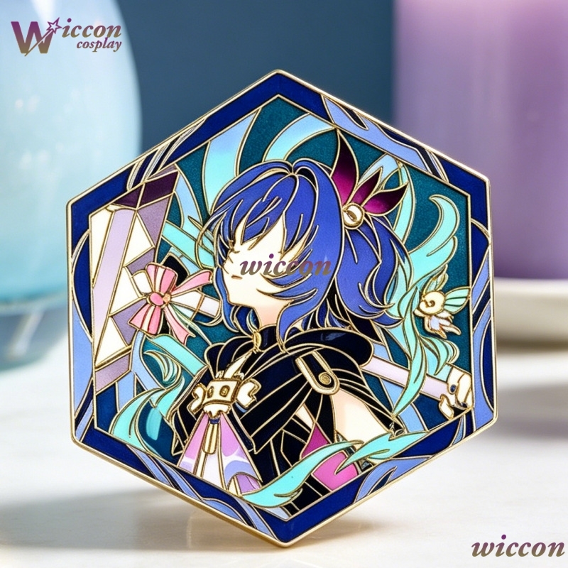 Pins Originais Genshin Impact  - Anime Merchandise Jacket avaliação e preço