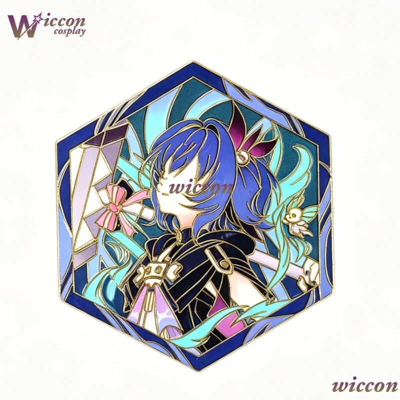 Pins Originais Genshin Impact  - Anime Merchandise Jacket avaliação e preço